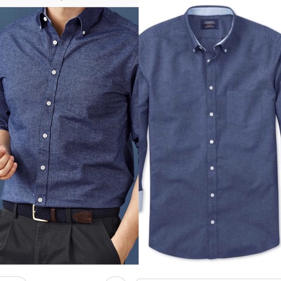 charles tyrwhitt denim shirt